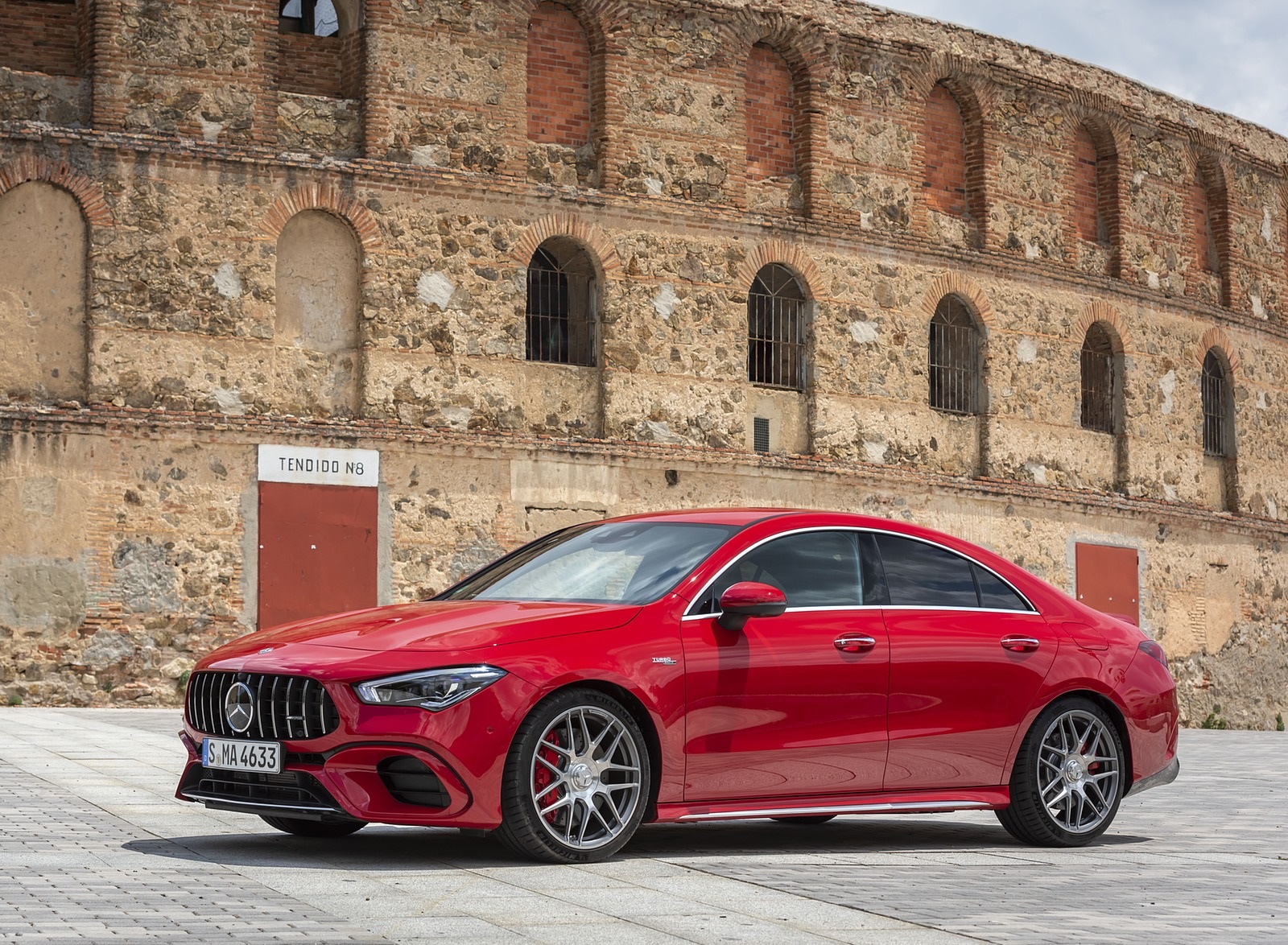 2020 Mercedes-AMG CLA 45 (Color: Jupiter Red) Front Three-Quarter Wallpapers #5 of 86