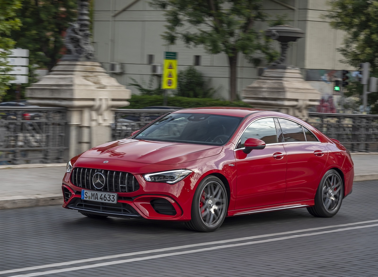 2020 Mercedes-AMG CLA 45 (Color: Jupiter Red) Front Three-Quarter Wallpapers (2)