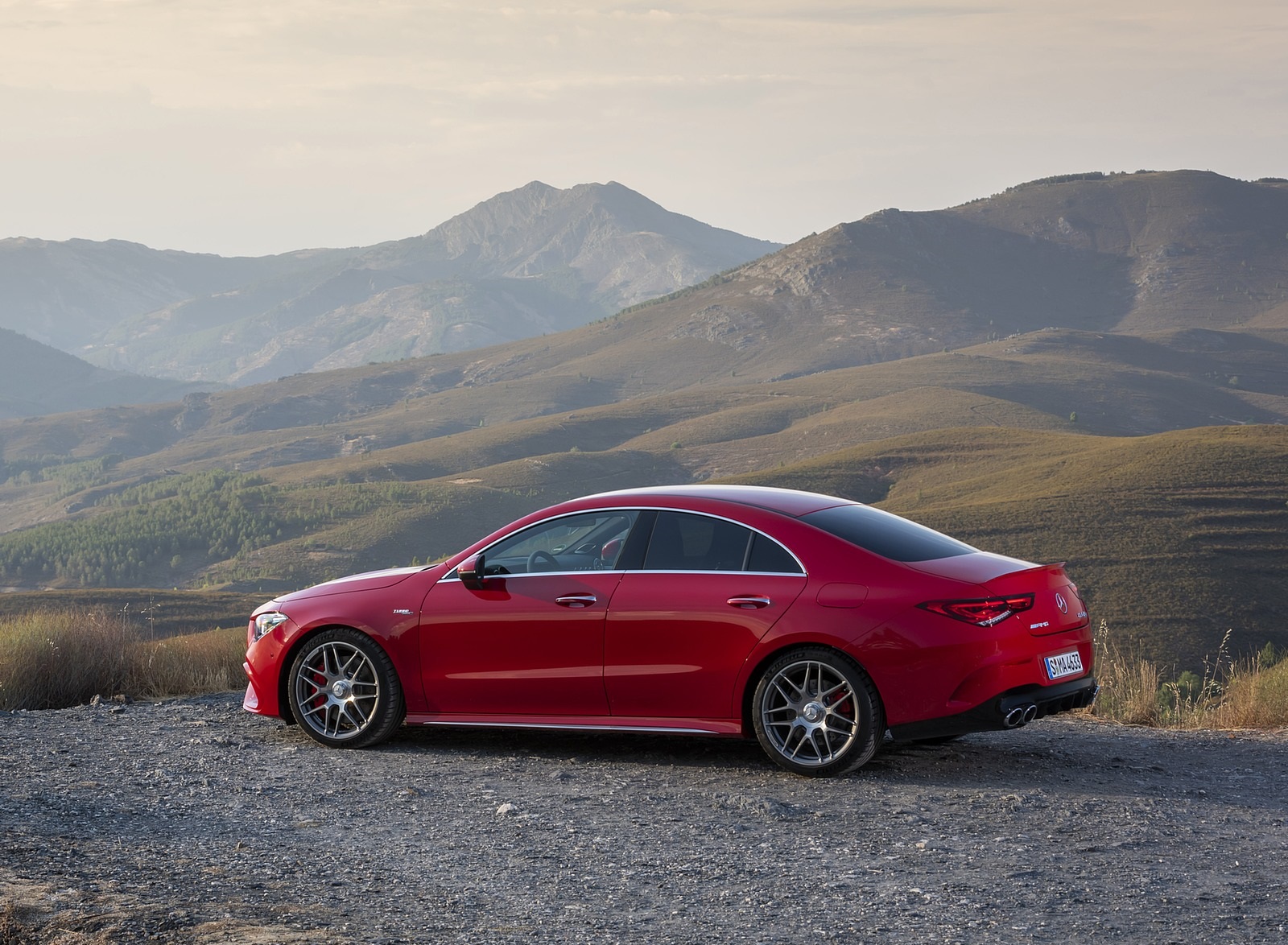 2020 Mercedes-AMG CLA 45 (Color: Jupiter Red) Side Wallpapers (10)