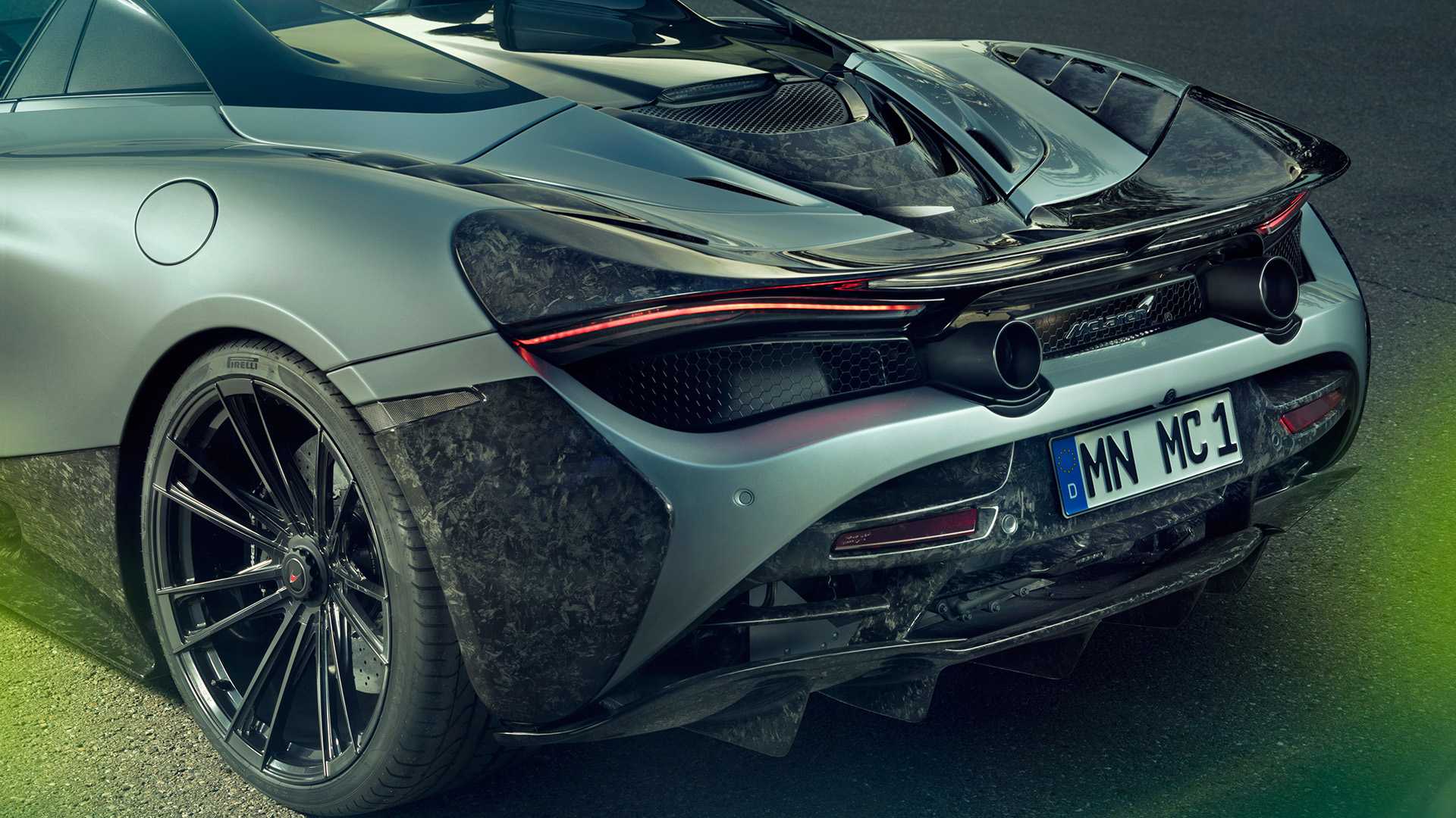 2019 NOVITEC McLaren 720S Spider Tail Light Wallpapers #12 of 13