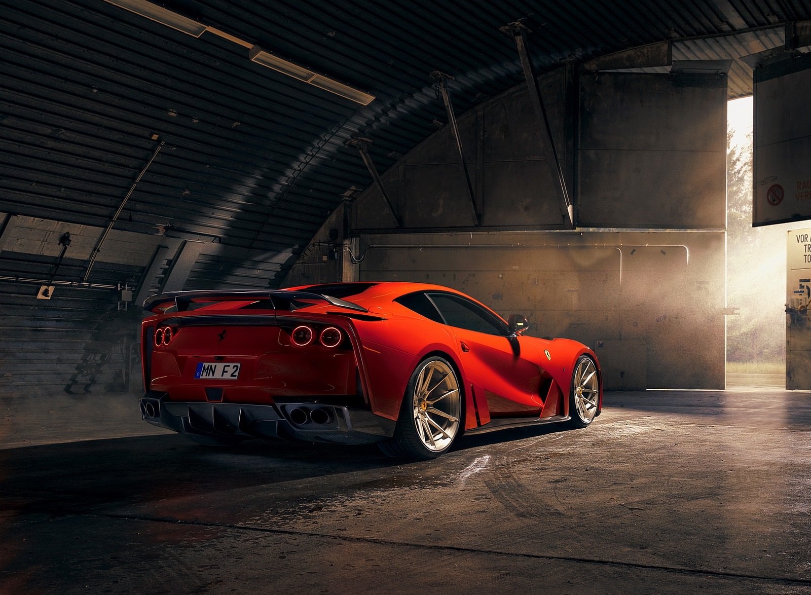 2019 NOVITEC N-LARGO based on Ferrari 812 Superfast Rear Three-Quarter Wallpapers (9)