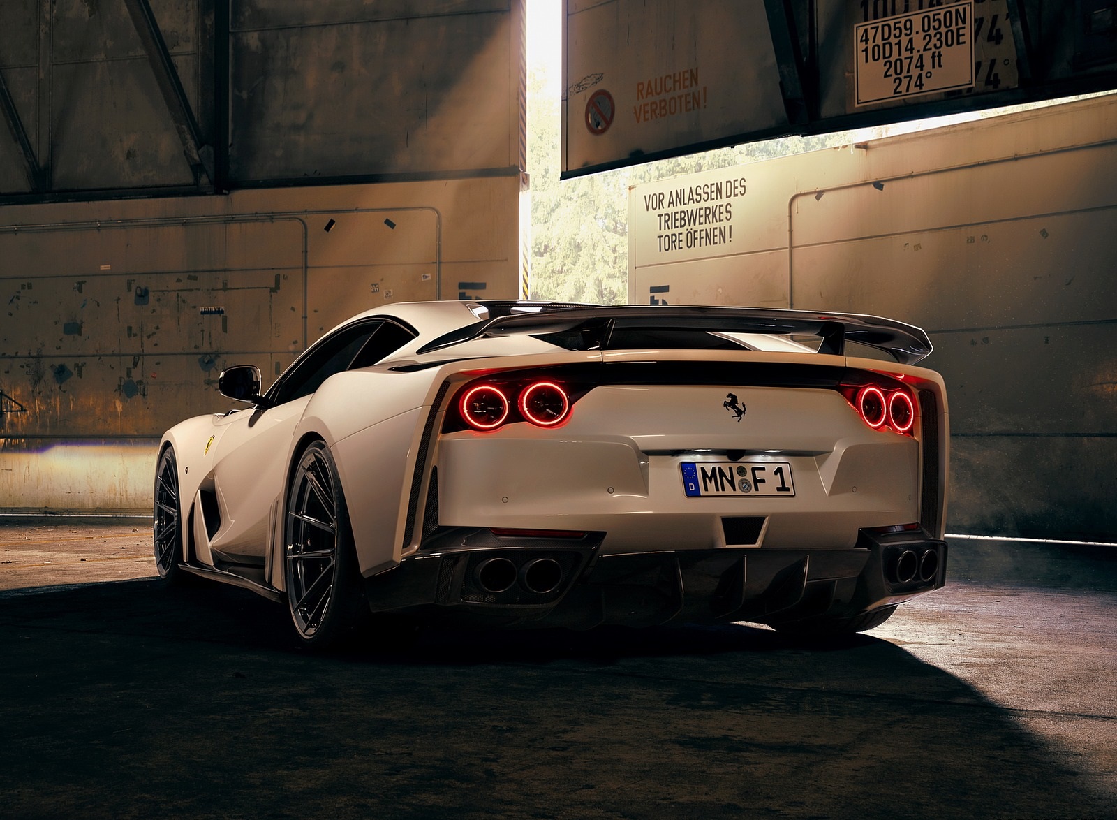 2019 NOVITEC N-LARGO based on Ferrari 812 Superfast Rear Three-Quarter Wallpapers (4)
