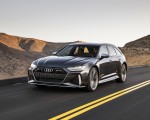 2020 Audi RS 6 Avant (Color: Daytona Gray Matt) Front Three-Quarter Wallpapers 150x120