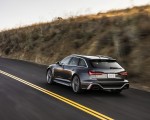 2020 Audi RS 6 Avant (Color: Daytona Gray Matt) Rear Three-Quarter Wallpapers 150x120