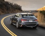 2020 Audi RS 6 Avant (Color: Daytona Gray Matt) Rear Wallpapers 150x120