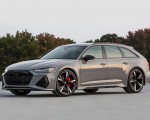 2020 Audi RS 6 Avant (Color: Nardo Gray; US-Spec) Front Three-Quarter Wallpapers 150x120