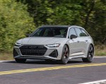 2020 Audi RS 6 Avant (Color: Nardo Gray; US-Spec) Front Three-Quarter Wallpapers 150x120