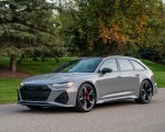 2020 Audi RS 6 Avant (Color: Nardo Gray; US-Spec) Front Three-Quarter Wallpapers  150x120