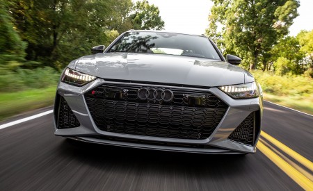 2020 Audi RS 6 Avant (Color: Nardo Gray; US-Spec) Front Wallpapers 450x275 (84)