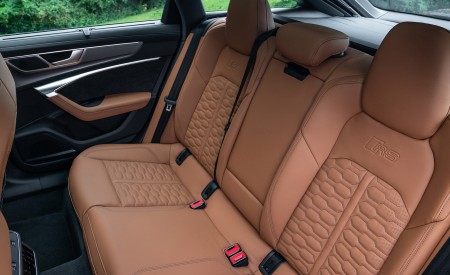 2020 Audi RS 6 Avant (Color: Nardo Gray; US-Spec) Interior Rear Seats Wallpapers 450x275 (117)