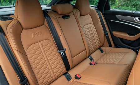 2020 Audi RS 6 Avant (Color: Nardo Gray; US-Spec) Interior Rear Seats Wallpapers 450x275 (118)