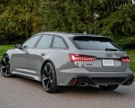 2020 Audi RS 6 Avant (Color: Nardo Gray; US-Spec) Rear Three-Quarter Wallpapers 150x120