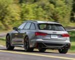 2020 Audi RS 6 Avant (Color: Nardo Gray; US-Spec) Rear Three-Quarter Wallpapers 150x120