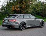 2020 Audi RS 6 Avant (Color: Nardo Gray; US-Spec) Rear Three-Quarter Wallpapers 150x120