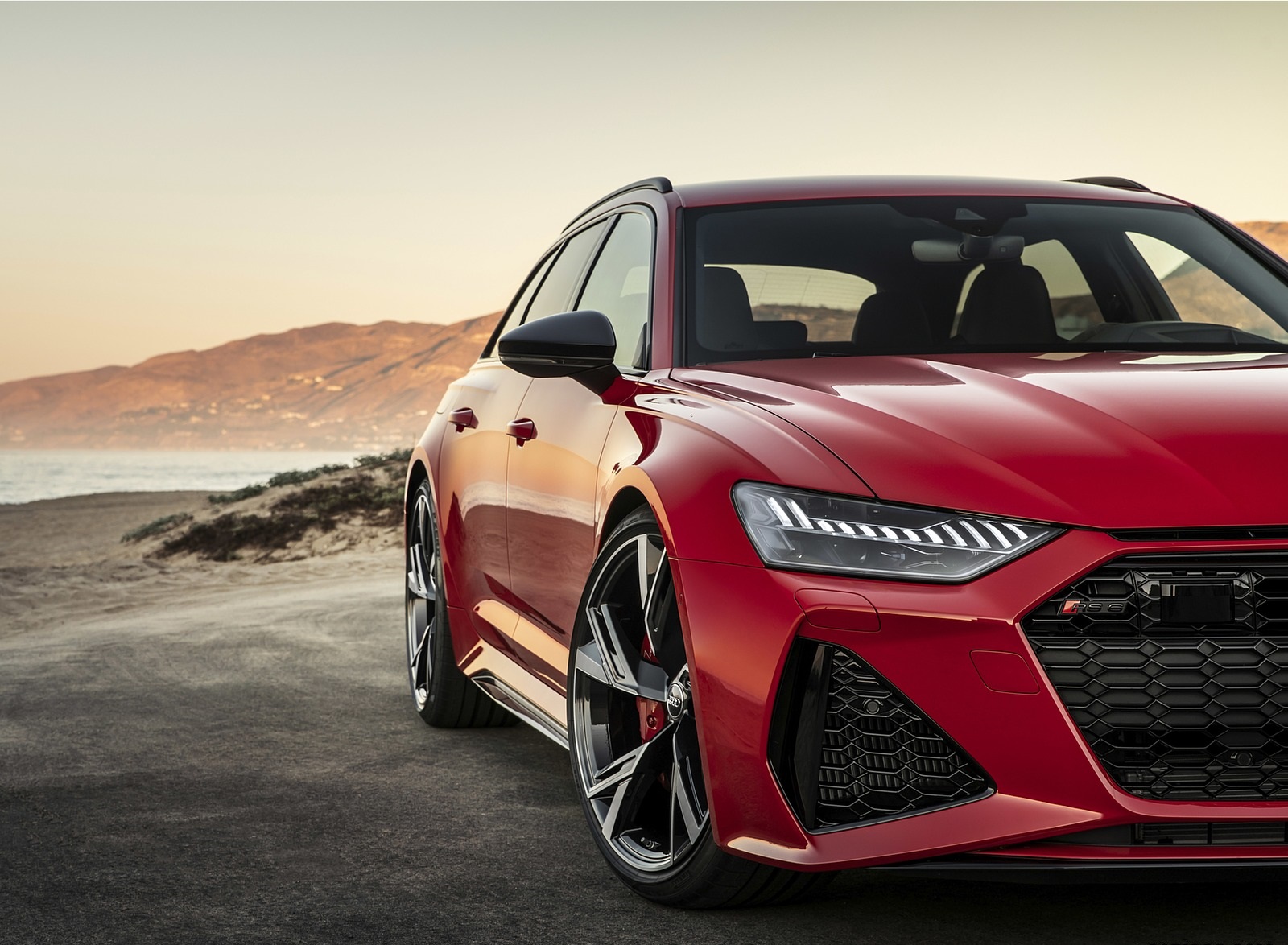 2020 Audi RS 6 Avant (Color: Tango Red) Headlight Wallpapers #13 of 120