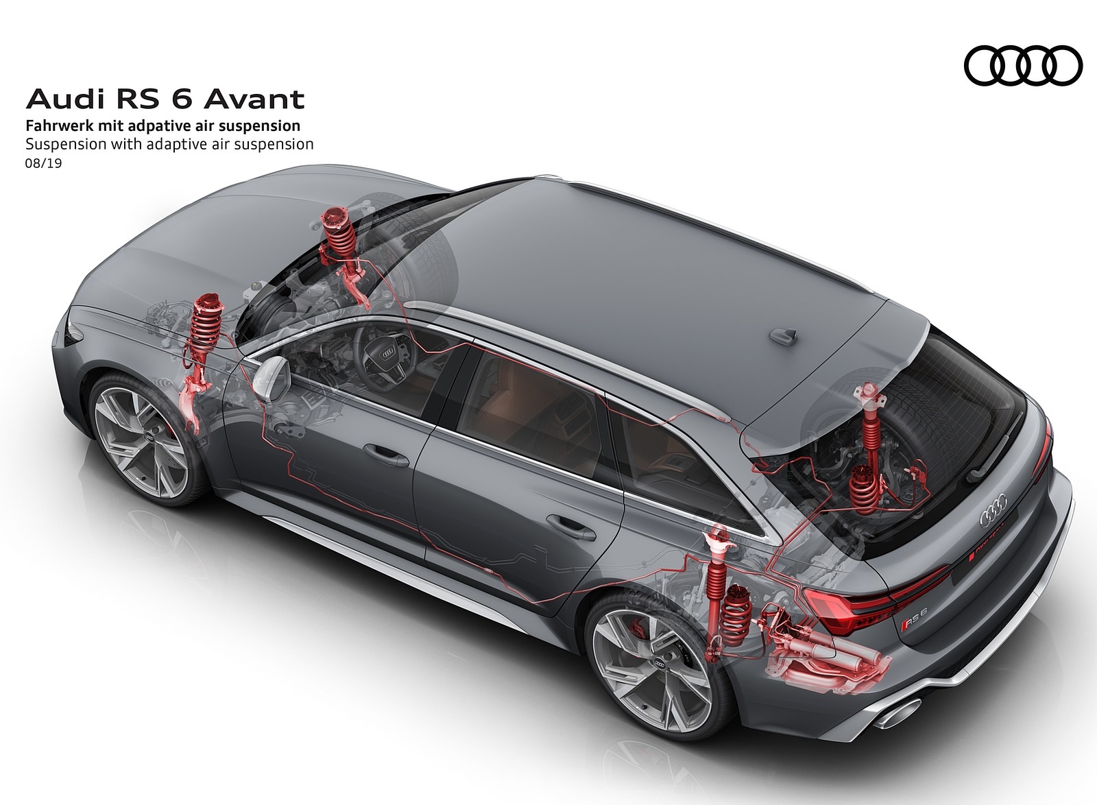 2020 Audi RS 6 Avant Suspension with adaptive air suspension Wallpapers #48 of 120