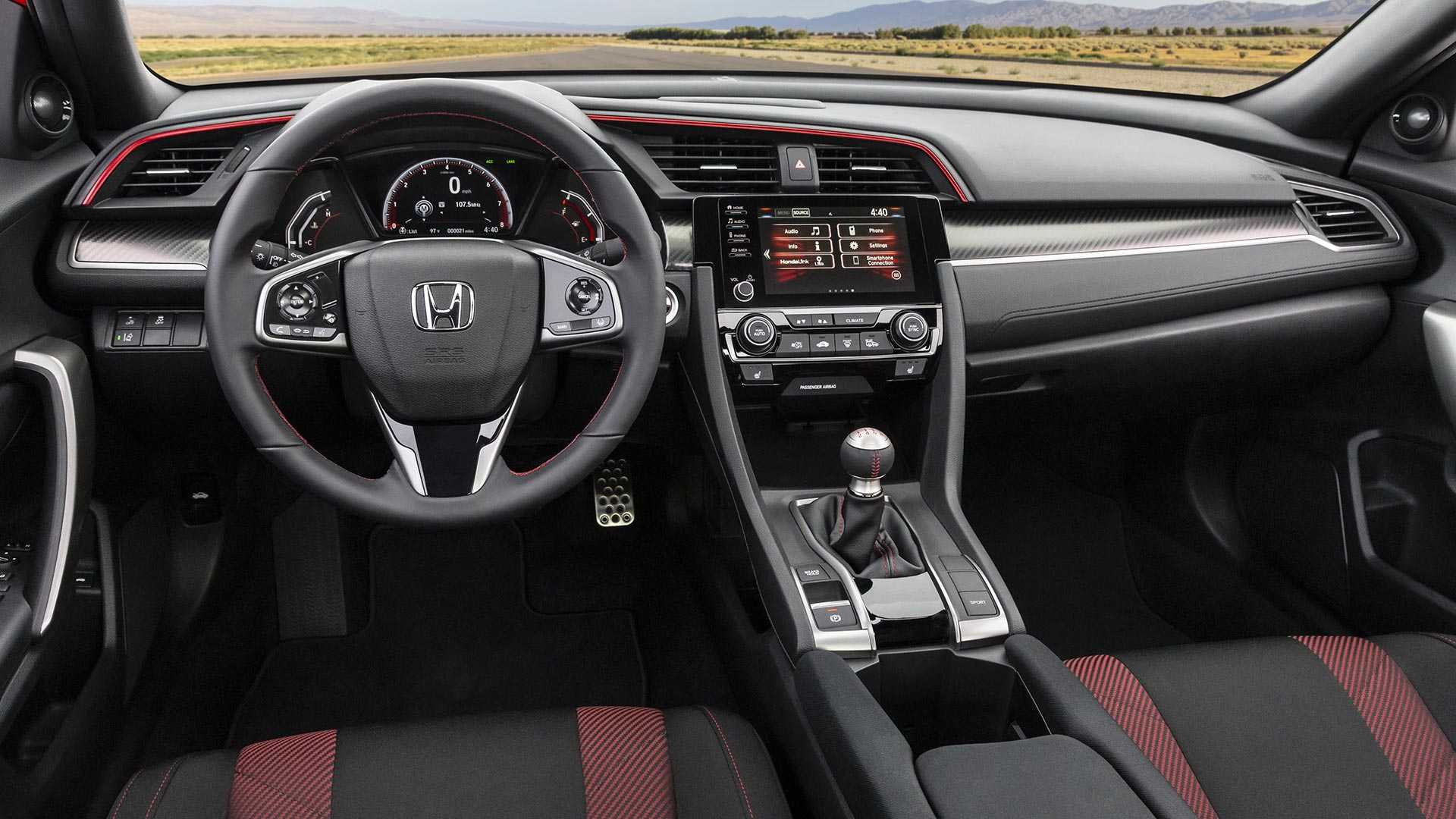 2020 Honda Civic Si Coupe Interior Cockpit Wallpapers #18 of 24