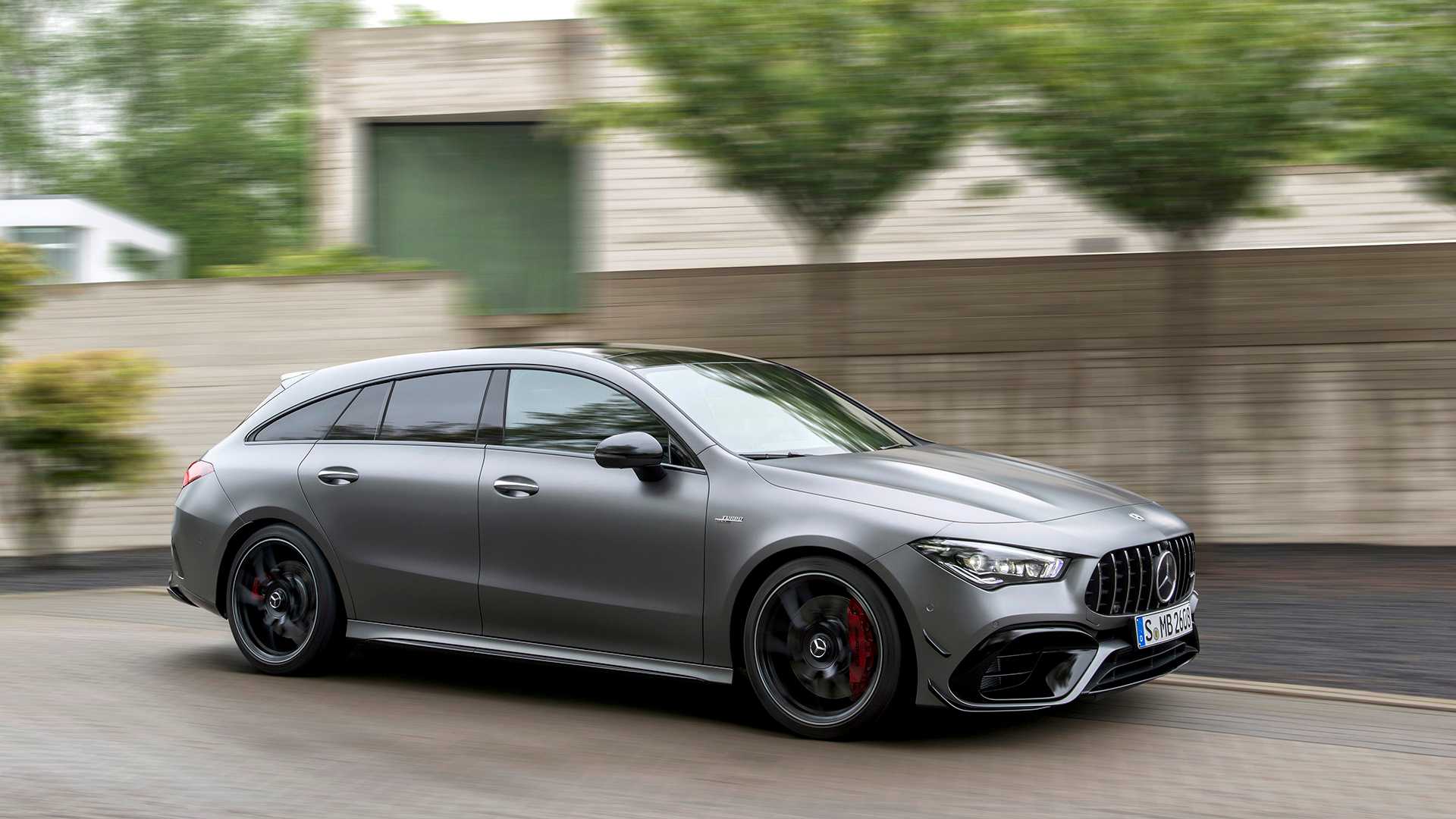 2020 Mercedes-AMG CLA 45 S 4MATIC+ Shooting Brake Front Three-Quarter Wallpapers (9)
