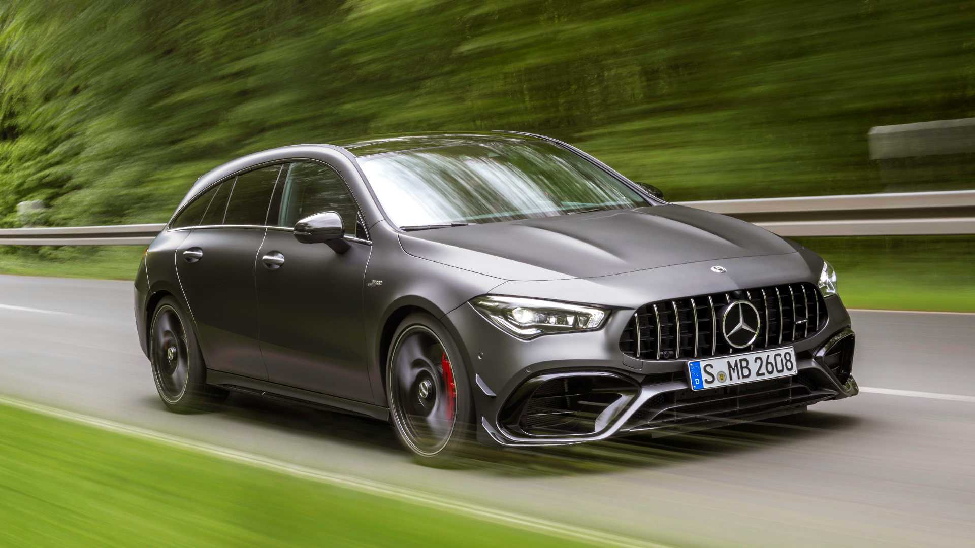 2020 Mercedes-AMG CLA 45 S 4MATIC+ Shooting Brake Front Three-Quarter Wallpapers (1)