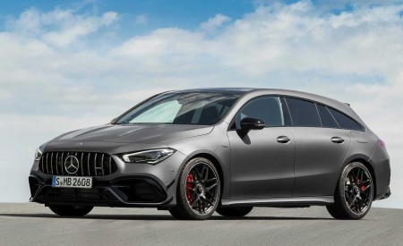 2020 Mercedes-AMG CLA 45 S 4MATIC+ Shooting Brake Front Three-Quarter Wallpapers 450x275 (14)
