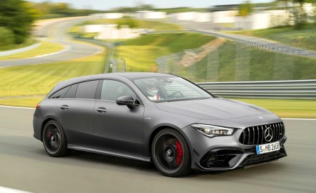 2020 Mercedes-AMG CLA 45 S 4MATIC+ Shooting Brake Front Three-Quarter Wallpapers 450x275 (10)