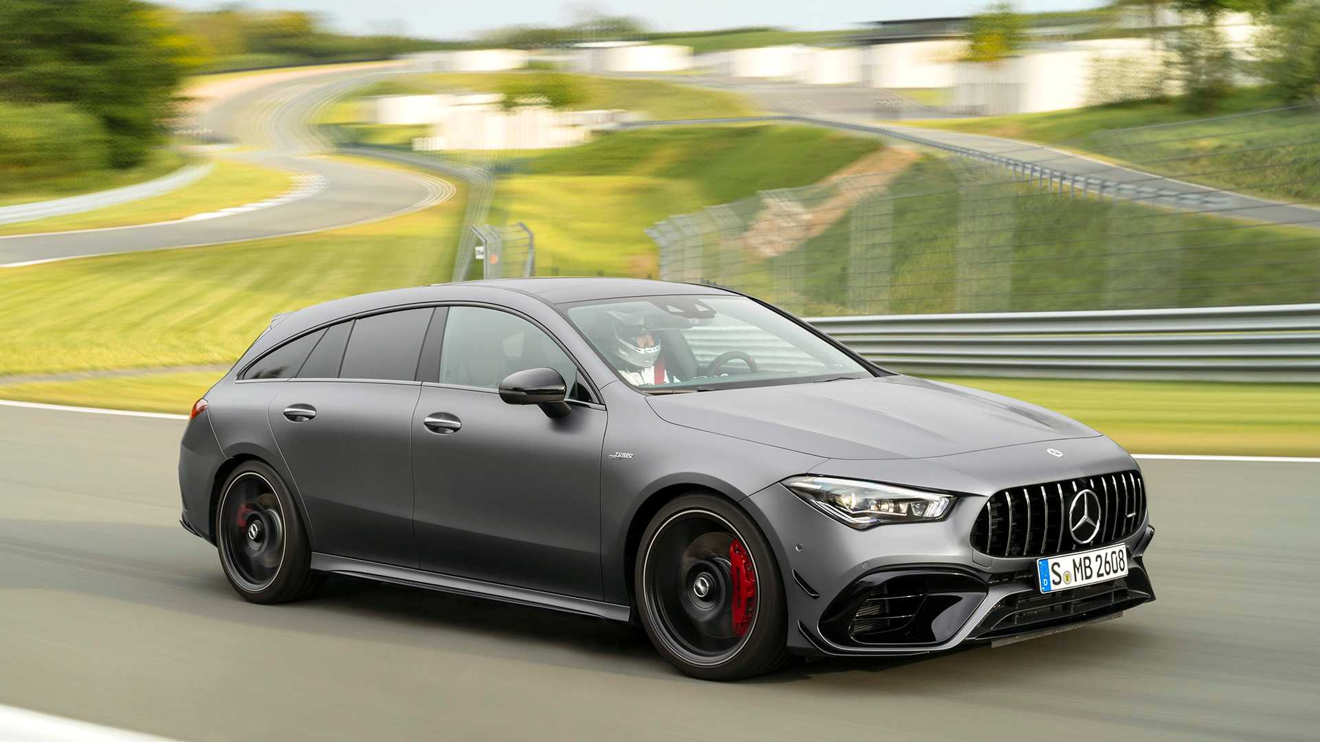 2020 Mercedes-AMG CLA 45 S 4MATIC+ Shooting Brake Front Three-Quarter Wallpapers #10 of 34