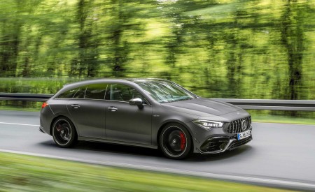 2020 Mercedes-AMG CLA 45 S 4MATIC+ Shooting Brake Front Three-Quarter Wallpapers 450x275 (3)