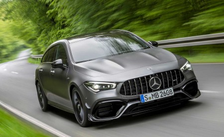 2020 Mercedes-AMG CLA 45 S 4MATIC+ Shooting Brake Front Wallpapers 450x275 (4)