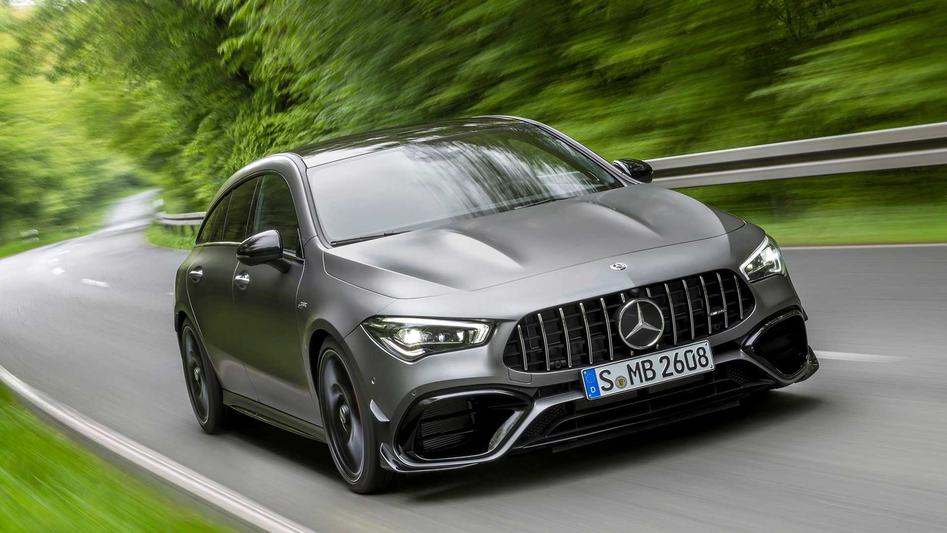 2020 Mercedes-AMG CLA 45 S 4MATIC+ Shooting Brake Front Wallpapers (4)