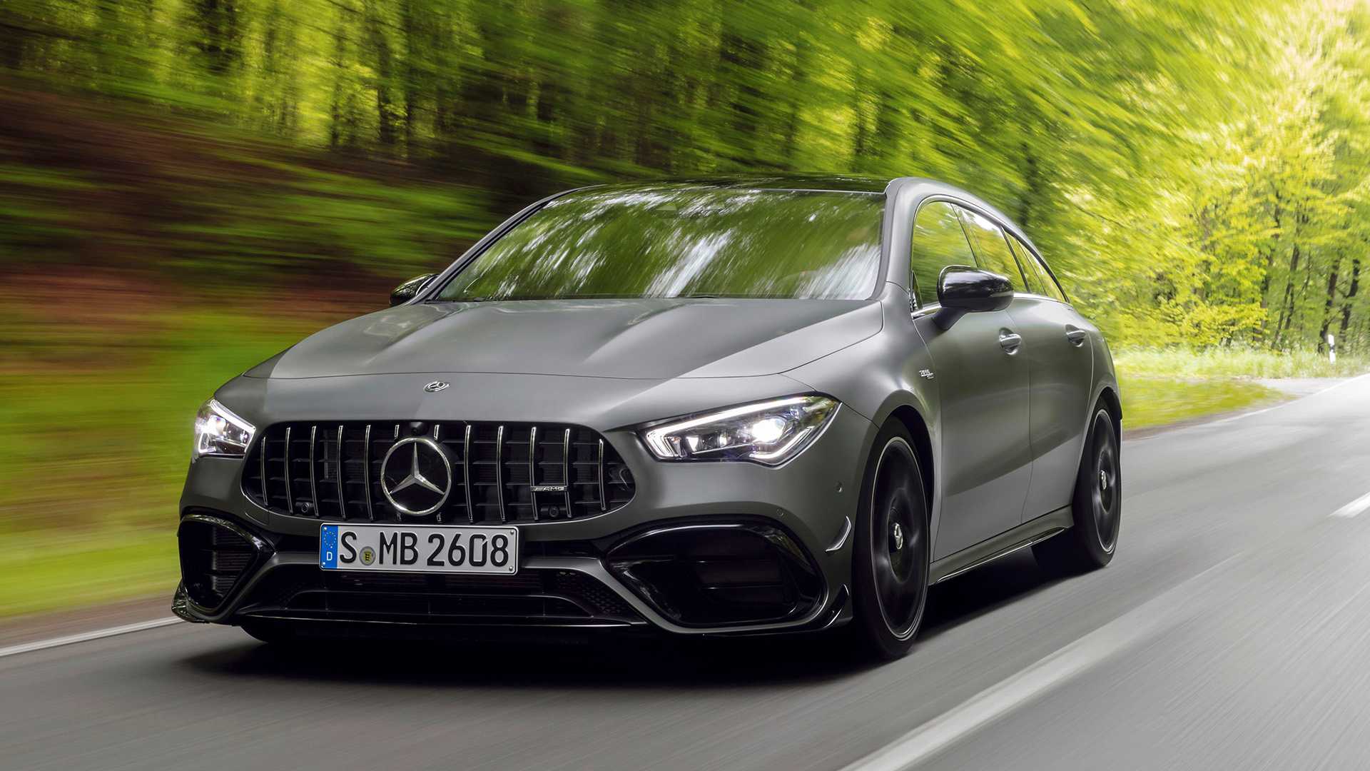 2020 Mercedes-AMG CLA 45 S 4MATIC+ Shooting Brake Front Wallpapers (5)