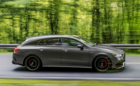 2020 Mercedes-AMG CLA 45 S 4MATIC+ Shooting Brake Side Wallpapers 450x275 (7)