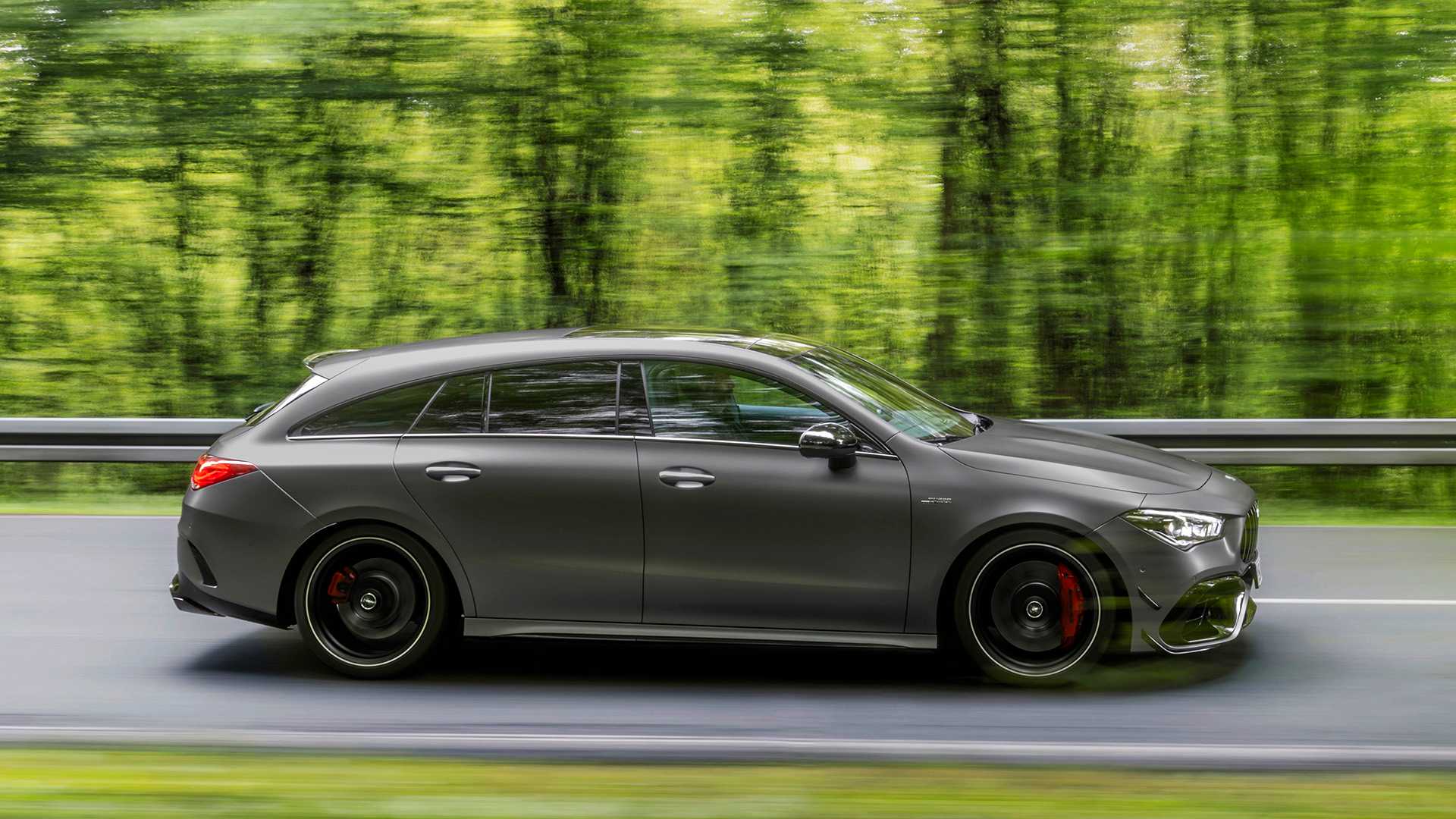 2020 Mercedes-AMG CLA 45 S 4MATIC+ Shooting Brake Side Wallpapers (7)