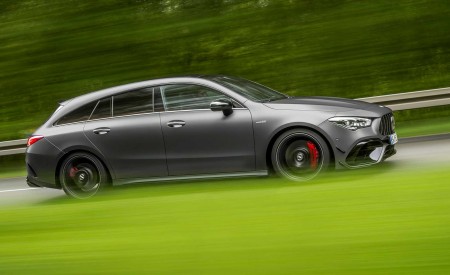 2020 Mercedes-AMG CLA 45 S 4MATIC+ Shooting Brake Side Wallpapers 450x275 (8)