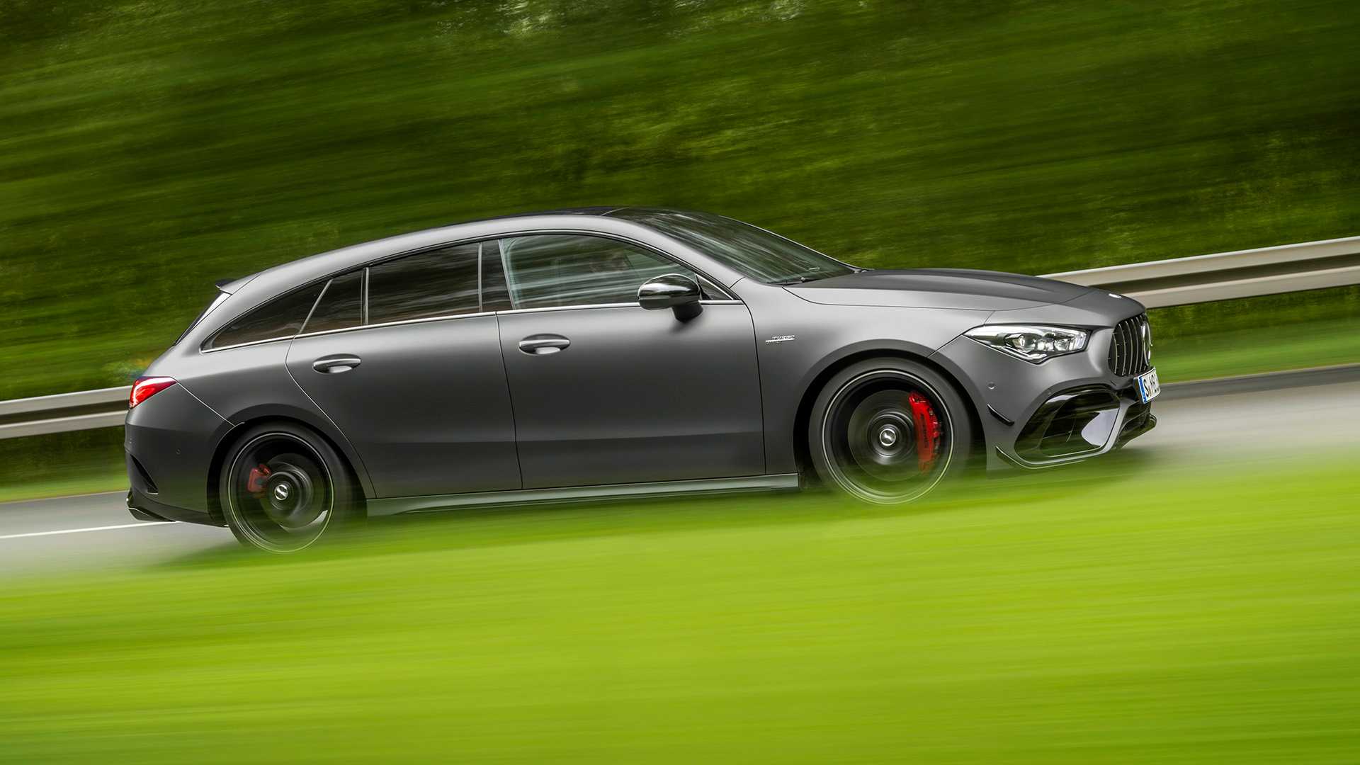 2020 Mercedes-AMG CLA 45 S 4MATIC+ Shooting Brake Side Wallpapers (8)