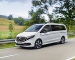 2020 Mercedes-Benz EQV 300 (Color: Mountain Crystal White Metallic) Front Three-Quarter Wallpapers 150x120 (1)