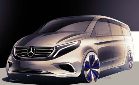 2020 Mercedes-Benz EQV 300 Design Sketch Wallpapers 450x275 (38)