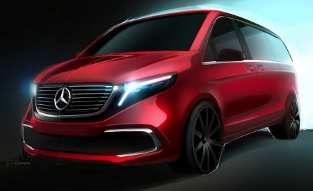2020 Mercedes-Benz EQV 300 Design Sketch Wallpapers 450x275 (36)