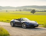 2020 Porsche 911 Carrera Cabriolet (Color: Gentian Blue Metallic) Front Three-Quarter Wallpapers 150x120 (35)