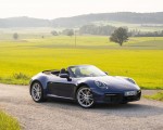 2020 Porsche 911 Carrera Cabriolet (Color: Gentian Blue Metallic) Front Three-Quarter Wallpapers 150x120