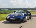 2020 Porsche 911 Carrera Cabriolet (Color: Gentian Blue Metallic) Front Three-Quarter Wallpapers 150x120 (15)