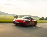 2020 Porsche 911 Carrera Coupe (Color: Guards Red) Front Three-Quarter Wallpapers 150x120 (2)