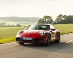 2020 Porsche 911 Carrera Coupe (Color: Guards Red) Front Three-Quarter Wallpapers 150x120