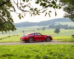 2020 Porsche 911 Carrera Coupe (Color: Guards Red) Rear Three-Quarter Wallpapers 150x120