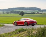 2020 Porsche 911 Carrera Coupe (Color: Guards Red) Rear Three-Quarter Wallpapers 150x120