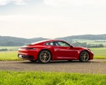 2020 Porsche 911 Carrera Coupe (Color: Guards Red) Rear Three-Quarter Wallpapers 150x120