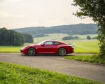 2020 Porsche 911 Carrera Coupe (Color: Guards Red) Side Wallpapers 150x120