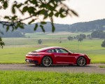 2020 Porsche 911 Carrera Coupe (Color: Guards Red) Side Wallpapers 150x120