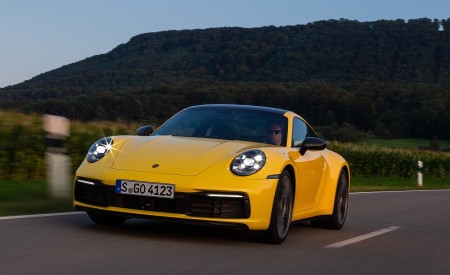 2020 Porsche 911 Carrera Coupe (Color: Racing Yellow) Front Wallpapers 450x275 (71)