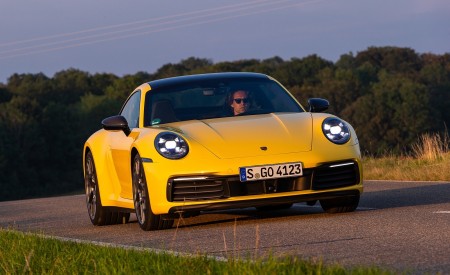2020 Porsche 911 Carrera Coupe (Color: Racing Yellow) Front Wallpapers 450x275 (72)
