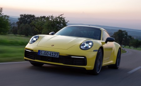 2020 Porsche 911 Carrera Coupe (Color: Racing Yellow) Front Wallpapers 450x275 (79)